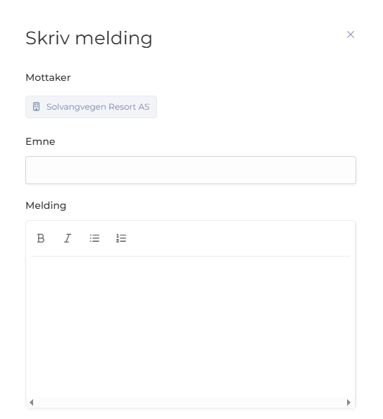 Slik sender leietakere melding fra Eiendomshub